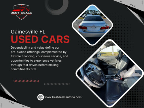 When it comes to finding the right vehicle, where you shop can be just as important as what you buy. Many drivers focus only on price or mileage, but choosing a local seller often brings added value that goes beyond the vehicle itself. For anyone exploring Gainesville FL Used Cars, buying local can make the entire experience more transparent, convenient, and reassuring.

Best Deals Auto

Address : 3432 N Main St, Gainesville, FL 32609, United States

Phone : +13523167767

Reads Our Blogs:
https://bestdealsautofla.weebly.com/
https://bestdealsautofla.wordpress.com
https://medium.com/@bestdealsauto/how-a-trusted-car-dealership-in-gainesville-fl-simplifies-the-buying-process-eec1ff614da5

Related Links:
https://linktr.ee/bestdealsautofla
https://www.apsense.com/user/bestdealsautofla
https://disqus.com/by/bestdealsautofla/about/