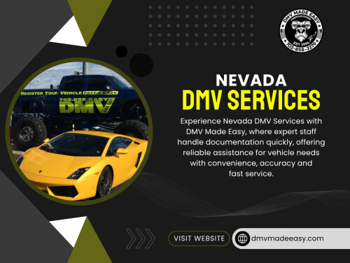 Timing plays a bigger role than most expect.

A document can be valid — but still unusable if:

It hasn’t been updated recently
It expired just days ago
It hasn’t synced with official records yet
This is where many delays in nevada dmv services begin. The paperwork looks fine, but the system says otherwise.

Click Here for More Information : https://dmvmadeeasy.com/dmv-services-las-vegas/

Find Us On Google Map : https://goo.gl/maps/BJNY18FeVELkd5ye8

Contact : DMV Made Easy

Address: 8615 W Flamingo Rd, Las Vegas, NV 89147, United States

Phone Number: +17022413662

Read Our Blog:

https://dmvmadeeasyvegas.blogspot.com/2026/05/car-registration-nevada.html

https://penzu.com/p/9758a1fb4d7fa01c

https://dmvmadeeasyvegas.yooco.org/nevada_dmv_services

More Links:

https://allmyfaves.com/dmvmadeeasy

https://soundcloud.com/dmvmadeeasy

https://www.magcloud.com/user/dmvmadeeasy