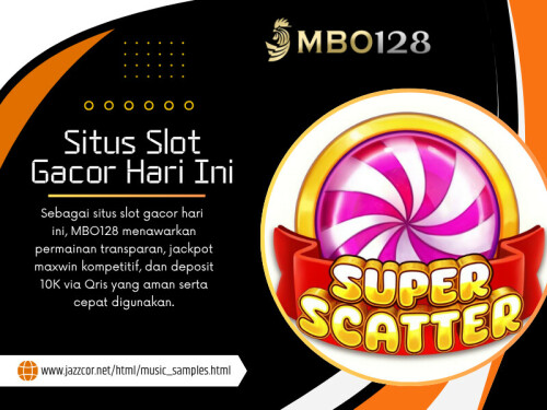 Perlu diketahui bahwa sebagian besar pemain judi online tidak hanya mencari situs permainan biasa. Dalam banyak kasus, mereka mencari website yang mampu memberikan pengalaman bermain yang mudah digunakan, efisien, dan lancar, sehingga mereka bisa menikmati permainan slot yang sedang trending saat ini. Hal inilah yang membuat istilah situs slot gacor hari ini sangat populer di kalangan komunitas slot online.

Address: Jl. Gn. Mandala, Sel, Cikarang Sel., Kabupaten Bekasi, Jawa Barat, Indonesia, 17530

Read Our Blogs:
https://jazzcorslotgacor.mystrikingly.com/blog/link-slot-gacor-terbaru
https://jazzcor-3.jimdosite.com/slot-gacor-online/
https://6979c45c53b0d.site123.me/link-slot-gacor/slot-online-hari-ini

Related Links:
https://campsite.bio/jazzcor
https://www.apsense.com/user/jazzcor
https://issuu.com/jazzcor