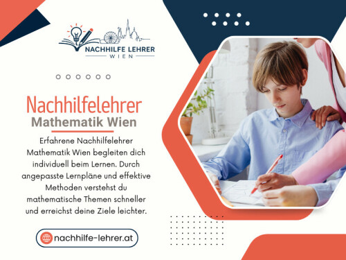 Ein erfahrener Nachhilfelehrer Mathematik Wien unterstützt Schüler nicht nur fachlich, sondern begleitet sie oft auch durch stressige schulische Phasen mit Geduld und individueller Förderung. Gerade deshalb sehen immer mehr Familien mathematische Nachhilfe heute nicht mehr als kurzfristige Lösung, sondern als wichtigen Bestandteil langfristiger Bildung und persönlicher Entwicklung.

Phone: +068184466343

For More Information: https://nachhilfe-lehrer.at/nachhilfe-wien/mathematik/

Read Our Blogs:
https://nachhilfelehrerat.wordpress.com/
https://nachhilfelehrerat.tumblr.com/
https://medium.com/@nachhilfelehrerat

Related Links:
https://c8ke.me/nachhilfelehrerat
https://peatix.com/user/29348768/view
https://speakerdeck.com/nachhilfelehrerat