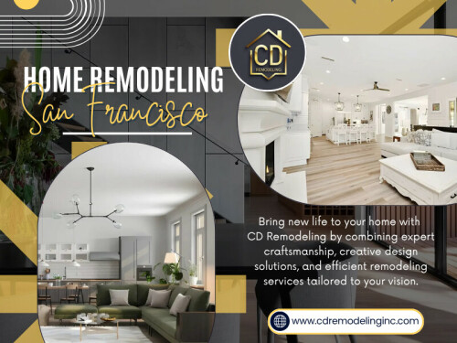 Quick Summary: Full Home Remodeling in San Francisco:- Full remodeling addresses the entire home, not just individual areas, It creates consistency in layout, design, and functionality, Signs include multiple areas needing updates and inefficient flow, Planning is critical due to project scale and complexity, The result is a home that functions as one cohesive space, Most people don’t set out to remodel their entire home.

Official Website: https://cdremodelinginc.com/services/home-remodeling/

Contact CD Remodeling - General Contractor
CALL US : 415-275-1193
OFFICE ADDRESS : 2261 Market St STE 5444, San Francisco, CA 94114, United States

Read Our Blogs:
https://cdremodeling.wixsite.com/cd-remodeling/post/full-home-remodeling-san-francisco
https://cdremodelinginccontractor.medium.com/kitchen-remodeling-san-francisco-ca-d66546e3092c
https://cdremodeling.tumblr.com/post/816562681819676672/general-contractor-san-francisco

More Links:
https://solo.to/cdremodelinginc
https://aiti.edu.vn/members/cd-remodeling.39837/
https://cdremodelinginc.mystrikingly.com/
