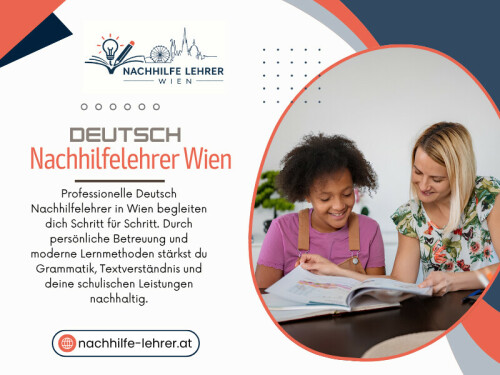 Ein erfahrener Deutsch Nachhilfelehrer Wien hilft nicht nur bei Grammatik oder Aufsätzen. Er unterstützt Schüler dabei, wieder Vertrauen in die eigenen Fähigkeiten zu gewinnen und Lernen weniger stressig zu erleben.Langfristig profitieren Schüler dadurch nicht nur im Fach Deutsch, sondern oft auch in vielen anderen Bereichen ihres schulischen und persönlichen Lebens.Genau deshalb wird professionelle Nachhilfe Deutsch Wien für viele Familien zu einer wichtigen Investition in die Zukunft ihrer Kinder.

Phone: +068184466343

For More Information: https://nachhilfe-lehrer.at/nachhilfe-wien/deutsch/

Read Our Blogs:
https://nachhilfelehrerat.wordpress.com
https://medium.com/@nachhilfelehrerat
https://penzu.com/p/617ca0bd4e4b90f1

Related Links:
https://beacons.ai/nachhilfelehrerat
https://www.magcloud.com/user/nachhilfelehrerat
https://www.buzzfeed.com/nachhilfelehrerat