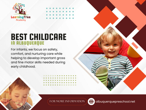 A steady Best Childcare In Albuquerque environment usually helps here just by keeping things consistent—same rhythm, same flow, same expectations each day. That predictability slowly starts to reduce stress.


Learning Tree Academy
Address: 3615 Candelaria Rd NE, Albuquerque, NM 87110, United States
Phone Number: +15058881668

Find Us On Google Map: https://goo.gl/maps/sXHaNYEYyPwfkx4KA

Read Our Blogs:
https://albuquerquepreschool.wordpress.com/2026/05/18/how-to-know-if-a-daycare-environment-will-truly-suit-your-childs-personality/

https://albuquerquepreschool.tumblr.com/post/816936349317971968/best-daycare-albuquerque

https://ltapreschool.wixsite.com/albuquerquepres/post/what-parents-should-look-for-during-a-preschool-tour-in-albuquerque

More Links:
https://litelink.at/albuquerquepreschool
https://gab.com/albuquerquepreschool
https://www.magcloud.com/user/albuquerquepreschool