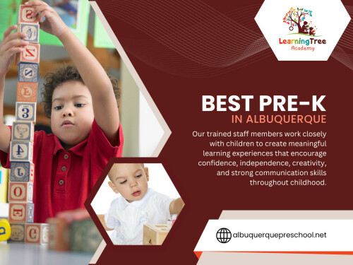 In a structured Best Pre-k In Albuquerque setting, group play becomes a gentle introduction to social interaction without overwhelming the child.

Learning Tree Academy
Address: 3615 Candelaria Rd NE, Albuquerque, NM 87110, United States
Phone Number: +15058881668

Find Us On Google Map: https://goo.gl/maps/sXHaNYEYyPwfkx4KA

Read Our Blogs:
https://albuquerquepreschools.mystrikingly.com/blog/best-childcare-in-albuquerque
https://albuquerquepreschool.blogspot.com/2026/05/best-pre-k-albuquerque.html
https://albuquerquepreschool.wordpress.com/2026/05/18/how-to-know-if-a-daycare-environment-will-truly-suit-your-childs-personality/

More Links:
https://myslink.app/albuquerqueprescho0l
https://albuquerquepreschool.quora.com/
https://disqus.com/by/albuquerquepreschool/about/