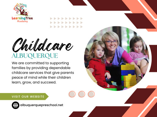 A lot of early childhood learning is obvious—letters, songs, counting, drawing. But the real shift happens somewhere quieter. It shows up in how children start dealing with other children, how they react when things don’t go their way, and how they slowly figure out that the world isn’t just “mine” or “not mine,” but shared.
In everyday Childcare Albuquerque environments, these small social changes are happening constantly, even when nobody is directly teaching them.



Learning Tree Academy
Address: 3615 Candelaria Rd NE, Albuquerque, NM 87110, United States
Phone Number: +15058881668

Find Us On Google Map: https://goo.gl/maps/sXHaNYEYyPwfkx4KA

Read Our Blogs:
https://albuquerquepreschool.blogspot.com/2026/05/best-pre-k-albuquerque.html
https://albuquerquepreschool.wordpress.com/2026/05/18/how-to-know-if-a-daycare-environment-will-truly-suit-your-childs-personality/
https://albuquerquepreschool.tumblr.com/post/816936349317971968/best-daycare-albuquerque

More Links:
https://myslink.app/albuquerqueprescho0l
https://soundcloud.com/albuquerquepreschool
https://www.magcloud.com/user/albuquerquepreschool