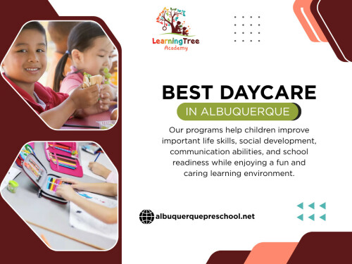 In a well-adjusted Best Daycare Albuquerque, children don’t look constantly “on edge.” They look settled, even on busy days. And that difference is often what quietly separates a crowded environment from the Best Daycare In Albuquerque experience families are actually hoping to find.

Learning Tree Academy
Address: 3615 Candelaria Rd NE, Albuquerque, NM 87110, United States
Phone Number: +15058881668

Find Us On Google Map: https://goo.gl/maps/sXHaNYEYyPwfkx4KA

Read Our Blogs:
https://albuquerquepreschools.mystrikingly.com/blog/best-childcare-in-albuquerque

https://albuquerquepreschool.blogspot.com/2026/05/best-pre-k-albuquerque.html

https://albuquerquepreschool.wordpress.com/2026/05/18/how-to-know-if-a-daycare-environment-will-truly-suit-your-childs-personality/


More Links:
https://myslink.app/albuquerqueprescho0l
https://disqus.com/by/albuquerquepreschool/about/
https://gab.com/albuquerquepreschool