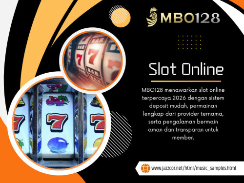 Bagi pemain yang tertarik menjelajahi pengalaman slot gacor modern, MBO128 terus menarik perhatian berkat platformnya yang stabil, akses yang ramah pengguna, dan pilihan game slot online Resmi yang beragam. Melalui link slot gacor yang terpercaya, pemain dapat menikmati cara bermain yang lebih nyaman dan lancar dalam menikmati dunia hiburan online yang terus berkembang saat ini.

Address: Jl. Gn. Mandala, Sel, Cikarang Sel., Kabupaten Bekasi, Jawa Barat, Indonesia, 17530

Read Our Blogs:
https://jazzcorslotgacor.mystrikingly.com/blog/link-slot-gacor-terbaru
https://jazzcor-3.jimdosite.com/slot-gacor-online/
https://6979c45c53b0d.site123.me/link-slot-gacor/slot-online-hari-ini

Related Links:
https://campsite.bio/jazzcor
https://www.apsense.com/user/jazzcor
https://issuu.com/jazzcor