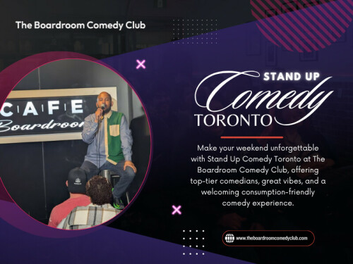 A slow pace can quietly drain energy and make even simple tasks seem overwhelming. Instead of searching for another night in front of a television many people are opting Stand up comedy Toronto as a refreshing change. Live comedy creates a space where laughter replaces routine, conversations happen naturally, and people forget about their daily schedules for a while.

Contact Us -
Address - 1350 St Clair Ave W, Toronto, ON M6E 1C4, Canada
Phone- +14168348654
Email- poonam3123@hotmail.com

Read Our Blogs -
https://theboardroomcomedyclub.wordpress.com/
https://6a70529ae3971.site123.me/
https://theboardroomcomedyclub.mystrikingly.com

More Links -
https://www.zumvu.com/theboardroomcomedyclub/
https://www.reddit.com/user/comedyshowtoronto/
https://gravatar.com/theboardroomcomedyclub