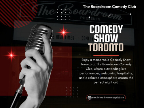 A great Comedy show Toronto interrupts that pattern. As the audience begins laughing together, daily frustrations slowly lose their importance. People stop thinking about tomorrow's schedule and become fully involved in the performance happening in front of them. That mental shift often lasts well beyond the evening itself.

Contact Us -
Address - 1350 St Clair Ave W, Toronto, ON M6E 1C4, Canada
Phone- +14168348654
Email- poonam3123@hotmail.com

Read Our Blogs -
https://theboardroomcomedyclub.medium.com
https://theboardroomcomedyclub.weebly.com/
https://boardroomcomedyclub.wixsite.com/boardroomcomedyclub

More Links -
https://gab.com/theboardroomcomedyclub
https://disqus.com/by/theboardroomcomedyclub/about/
https://medium.com/@theboardroomcomedyclub/about