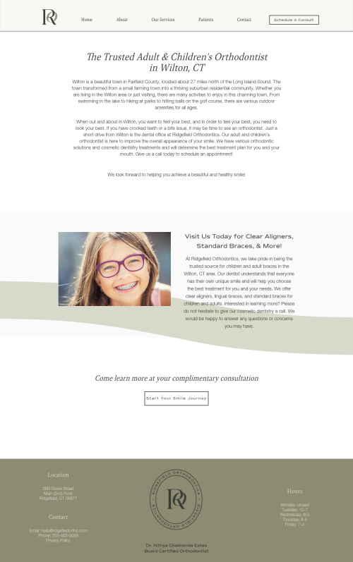 A straighter smile is an investment in your confidence and oral health, and at Our Dental Practice, we believe Invisalign treatment should be accessible to every patient. That's why we offer flexible Invisalign payment plans for patients in Wilton, CT, making it easier to begin treatment without placing unnecessary strain on your budget.

Learn More- https://www.ridgefieldortho.com/wilton-ct