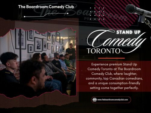 Many guests arrive expecting to see one featured performer. By the end of the evening, they're talking about someone completely different. One advantage of watching Stand up comedy Toronto is discovering comedians before they become widely recognized. Local performers constantly develop new material, experiment with storytelling, and bring fresh perspectives to the stage.

Contact Us -
Address - 1350 St Clair Ave W, Toronto, ON M6E 1C4, Canada
Phone- +14168348654
Email- poonam3123@hotmail.com

Read Our Blogs -
https://theboardroomcomedyclub.mystrikingly.com/blog/comedy-club
https://boardroomcomedyclub.wixsite.com/boardroomcomedyclub/post/stand-up-comedy-toronto
https://theboardroomcomedyclub.medium.com

More Links -
https://gab.com/theboardroomcomedyclub
https://disqus.com/by/theboardroomcomedyclub/about/
https://medium.com/@theboardroomcomedyclub/about