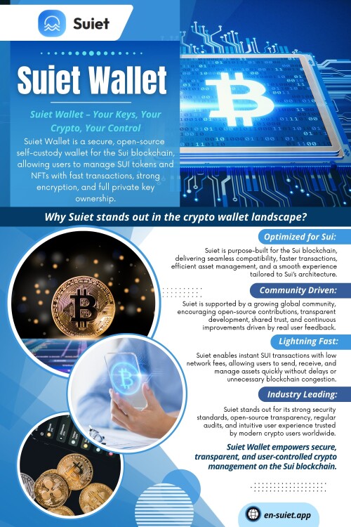 Entering the crypto space is exciting, but it can also feel overwhelming—especially when you’re interacting with a new blockchain ecosystem for the first time. As the Sui network continues to attract users with its speed, scalability, and innovation, many newcomers are turning to Suiet Wallet as their first point of contact with the ecosystem. 

Read Our Blogs:
https://suietwallet.systeme.io
https://69673277d90a4.site123.me
https://suietwallet.wixsite.com/ensuietapp

More Links:
https://heylink.me/ensuietapp
https://www.buzzfeed.com/ensuietapp
https://www.apsense.com/user/ensuietapp