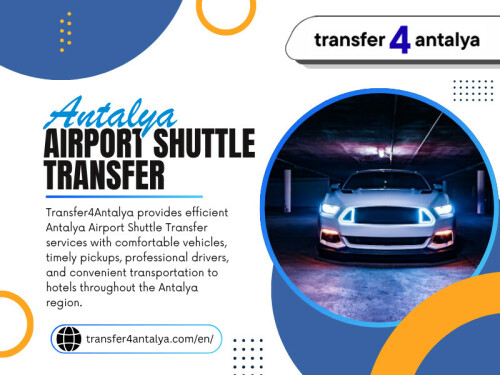 Arriving in a new country after a long flight can be tiring. Navigating unfamiliar transportation options while carrying luggage is rarely anyone's idea of a relaxing start. Booking an antalya transfer before departure removes much of that uncertainty and allows travelers to begin their holiday with confidence instead of confusion.

Address: Güzelyurt, 206. Sk. No:2, 07112 Aksu/Antalya
Phone: +905370463824

For More Information: https://transfer4antalya.com/en/transfer/antalya-airport/

Read Our Blogs:
https://transfer4antalya.wordpress.com
https://transfer4antalya.tumblr.com/
https://transfer4antalya.brushd.com/

Related Links:
https://linktr.ee/transfer4antalya
https://gravatar.com/transfer4antalya
https://soundcloud.com/transfer4antalya