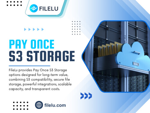 An application may perform well technically, but unpredictable infrastructure expenses can make planning difficult. When storage costs change every month, forecasting becomes more complicated.
Many teams appreciate Pay once S3 storage because it can make long-term storage expenses easier to plan.

Official Website: https://filelu.com/s3-compatible-storage/


Read Our Blog:
https://filelucom.tumblr.com/post/824651354800783360/best-cloud-storage-plans

http://filelucom.weebly.com/filelu/buy-cloud-storage-online

https://filelu.wixsite.com/filelu/post/lifetime-cloud-storage-plans

More Links:
https://linktr.ee/filelu
https://independent.academia.edu/FILELUFreeFileUpload
https://myanimelist.net/profile/filelu