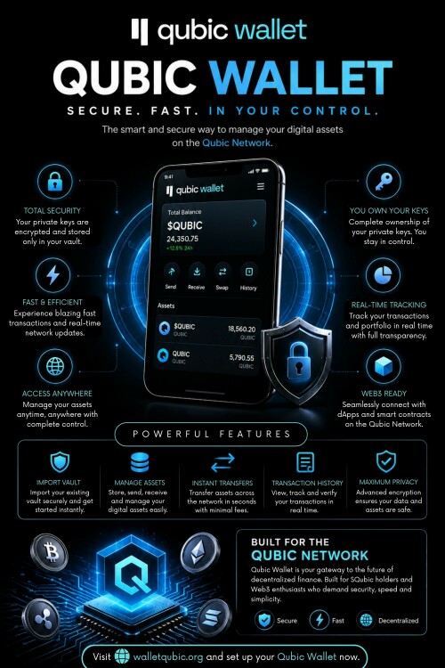 Qubic Wallet reflects this change by offering a more connected way to interact with blockchain technology. As $Qubic, the Qubic network, and qubic crypto continue developing, having a reliable and ecosystem-focused wallet can help users explore new opportunities with greater confidence. 

Read Our Blogs:
https://walletqubic.weebly.com/
https://walletqubic.brushd.com/
https://6a795744d8927.site123.me/

More Links:
https://linktr.ee/walletqubic
https://www.buzzfeed.com/walletqubic
https://www.flickr.com/people/walletqubic/
