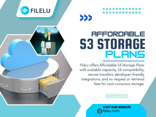 This is where Affordable S3 storage plans can become useful for teams that want to balance storage requirements with their available infrastructure budget.

Official Website: https://filelu.com/s3-compatible-storage/


Read Our Blog:
https://filelu.jimdosite.com/

https://filelucom.medium.com/lifetime-cloud-storage-subscription-249cd78fcab0

https://687751027cddb.site123.me/filelu/s3-compatible-object-storage

More Links:
https://igli.me/filelu
https://www.anibookmark.com/user/filelu.html
https://soundcloud.com/filelu
