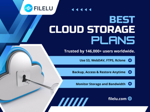 The Best Cloud Storage Plans provide flexibility that can support users well into the future. A suitable service should offer enough room and useful features without making users feel pressured to constantly remove older files.

Read Our Blog:
https://filelu.jimdosite.com/

https://filelucom.medium.com/lifetime-cloud-storage-subscription-249cd78fcab0

https://687751027cddb.site123.me/filelu/s3-compatible-object-storage

More Links:
https://allmyfaves.com/filelu
https://www.apsense.com/user/filelu
https://www.pinterest.com/filelucom/