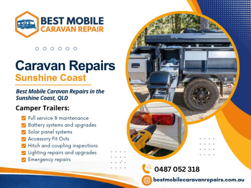 If you want to minimise the need for caravan repairs on the Sunshine Coast, investing in regular maintenance is the smartest decision you can make.

For More Information : https://bestmobilecaravanrepairs.com.au/caravan-repairs-sunshine-coast/

Find Us On Google Map : https://maps.app.goo.gl/xMZdr9hghJ44W1F48

Contact : Best Mobile Caravan Repairs

Address: 10 Alice Street, Alexandra Headland, QLD 4572, Australia

Phone Number: 0487 052 318

Read Our Blogs:

https://bestmobilecaravanrepairs.bcz.com/2026/04/06/caravan-repairs-sunshine-coast-qld/

https://penzu.com/p/4445da5d99182e45

https://bestmobilecaravanrepairs.mystrikingly.com/blog/caravan-repairs-sunshine-coast

More Links:

https://linkfly.to/bestmobilecaravanrepairs

https://www.goodreads.com/bestmobilecaravanrepairs

https://myanimelist.net/profile/caravanrepair