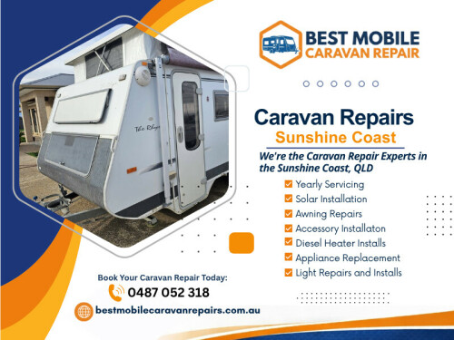If you’re looking for reliable caravan servicing on the Sunshine Coast or professional caravan repairs on the Sunshine Coast, choosing a trusted local mobile specialist is the easiest way to get your caravan back in top condition.

For More Information : https://bestmobilecaravanrepairs.com.au/caravan-repairs-sunshine-coast/

Find Us On Google Map : https://maps.app.goo.gl/xMZdr9hghJ44W1F48

Contact : Best Mobile Caravan Repairs

Address: 10 Alice Street, Alexandra Headland, QLD 4572, Australia

Phone Number: 0487 052 318

Read Our Blogs:

https://bestmobilecaravanrepairs.mystrikingly.com/blog/caravan-repairs-sunshine-coast

https://penzu.com/p/4445da5d99182e45

https://bestmobilecaravanrepairs.bcz.com/2026/04/06/caravan-repairs-sunshine-coast-qld/

More Links:

https://linktr.ee/bestmobilecaravanrepairs

https://vimeo.com/bestmobilecaravanrepairs

https://soundcloud.com/bestmobilecaravanrepairs
