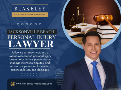 Consulting a Jacksonville Beach Personal Injury Lawyer early helps preserve critical evidence and strengthens the overall claim.


Contact : Blakeley Car Accident & Personal Injury Lawyers West Palm Beach
Address: 2101 Vista Pkwy UNIT 304, West Palm Beach, FL 33411, United States
Phone :+15612323162

Find Us On  Google Map : https://maps.app.goo.gl/jnTiaqnKAecxxVXA9

Official Website:  https://www.floridainjuryadvocate.com/jacksonville/personal-injury-lawyer/

Read Our Blog: 
https://floridainjuryadvocatefl.wordpress.com/
https://floridainjuryadvocatefl.mystrikingly.com/
https://floridainjuryadvocate.tumblr.com/

More Links:
https://c8ke.me/floridainjuryadvocate
https://myanimelist.net/profile/injuryadvocatefl
https://issuu.com/floridainjuryadvocate