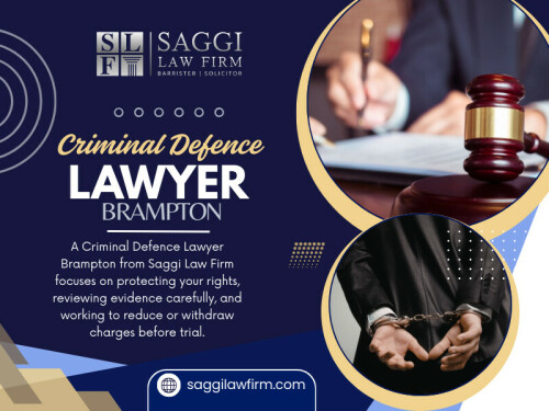 A lot of people don’t realize how quickly one line on a record can outweigh years of hard work. This is where guidance from a Criminal Defence Lawyer Brampton can help you understand what’s at stake before decisions are made.

Contact Us -
Address - 2250 Bovaird Dr E Unit 401, Brampton, ON L6R 0W3, Canada
Phone No - 647-983-6720

Read Our Blogs -
https://bramptoncriminallawyers.weebly.com/brampton-lawyer/brampton-lawyers4639980
https://criminallawfirmstoronto.medium.com/brampton-lawyers-1d12cecbf9d5
https://saggilawfirm.bcz.com/2026/03/31/law-firm-office-near-brampton/

More Links -
https://linktr.ee/saggilawfirm
https://allmyfaves.com/saggilawfirm
https://www.intensedebate.com/profiles/criminallawfirmstoronto