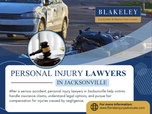 In Jacksonville, navigating this situation without proper legal guidance can result in accepting far less compensation than what is actually deserved. This is why understanding how to choose the right legal representation is critical. Working with experienced Personal Injury Lawyers In Jacksonville can make a significant difference in both the process and the outcome of a case.

Contact : Blakeley Car Accident & Personal Injury Lawyers West Palm Beach
Address: 2101 Vista Pkwy UNIT 304, West Palm Beach, FL 33411, United States
Phone :+15612323162

Find Us On  Google Map : https://maps.app.goo.gl/jnTiaqnKAecxxVXA9

Read Our Blog: 
https://floridainjuryadvocatefl.weebly.com/
https://injuryadvocatefl.yooco.org/florida_personal_injury_lawyer
https://medium.com/@floridainjuryadvocatefl/car-accident-lawyer-florida-fbb99b26f3ac

More Links:
https://c8ke.me/floridainjuryadvocate
https://www.viki.com/collections/4246903l
https://www.pinterest.com/floridainjuryadvocatefl/