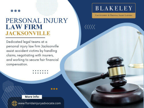 In contrast, consulting a Personal Injury Law Firm Jacksonville before accepting an offer could have led to a more accurate evaluation of long-term medical needs and a significantly higher settlement.


Contact : Blakeley Car Accident & Personal Injury Lawyers West Palm Beach
Address: 2101 Vista Pkwy UNIT 304, West Palm Beach, FL 33411, United States
Phone :+15612323162

Find Us On  Google Map : https://maps.app.goo.gl/jnTiaqnKAecxxVXA9

Official Website:  https://www.floridainjuryadvocate.com/jacksonville/personal-injury-lawyer/

Read Our Blog: 
https://injuryadvocatefl.yooco.org/florida_personal_injury_lawyer
https://medium.com/@floridainjuryadvocatefl/car-accident-lawyer-florida-fbb99b26f3ac
https://floridainjuryadvocatefl.mystrikingly.com/

More Links:
https://c8ke.me/floridainjuryadvocate
https://myanimelist.net/profile/injuryadvocatefl
https://www.flickr.com/people/floridainjuryadvocate