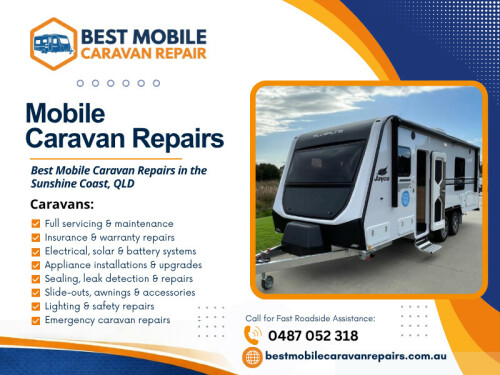Mobile caravan repairs on the Sunshine Coast are ideal for:

- Breakdowns during holidays

- Urgent safety issues

- On-site fixes without moving your caravan

Find Us On Google Map : https://maps.app.goo.gl/xMZdr9hghJ44W1F48

Contact : Best Mobile Caravan Repairs

Address: 10 Alice Street, Alexandra Headland, QLD 4572, Australia

Phone Number: 0487 052 318

Read Our Blogs:

https://bestmobilecaravanrepairs.mystrikingly.com/blog/caravan-repairs-sunshine-coast

https://bestmobilecaravanrepairs.bcz.com/2026/04/06/caravan-repairs-sunshine-coast-qld/

https://bestmobilecaravanrepairs.wordpress.com/2026/04/02/caravan-repair/

More Links:

https://litelink.at/bestmobilecaravanrepairs

https://triberr.com/bestmobilecaravanrepairs

https://disqus.com/by/bestmobilecaravanrepairs/about/
