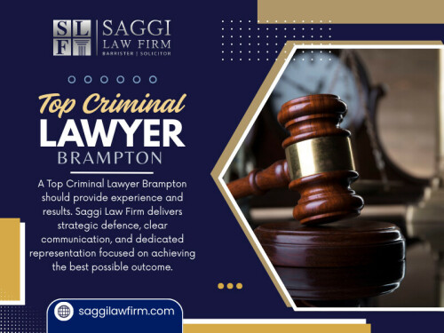 • Future impact on work or plans
• Personal stress and how long it lasts
• What life looks like after everything is done
A Top Criminal Lawyer Brampton doesn’t just look at the finish line. They look at what comes after it too.

Contact Us -
Address - 2250 Bovaird Dr E Unit 401, Brampton, ON L6R 0W3, Canada
Phone No - 647-983-6720

Read Our Blogs -
https://criminallawfirmstoronto.blogspot.com/2026/03/criminal-lawyer-brampton.html
https://saggilawfirmcriminallawyer.tumblr.com/post/812575807656607744/criminal-defence-lawyer-brampton
https://mandeepsaggisocial.wixsite.com/saggilawfirm/post/top-criminal-lawyer-brampton

More Links -
https://about.me/Mandeepsaggi
https://MySlink.app/saggilawfirm
https://saggilawfirm.quora.com