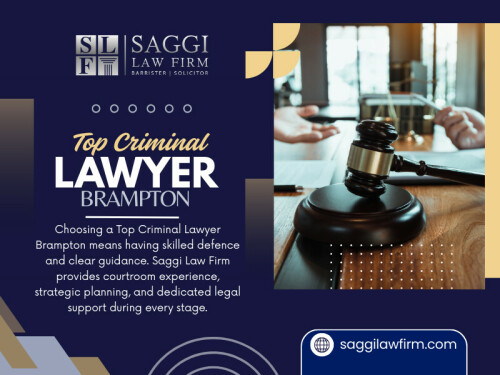 • Knowing when to answer and when not to
• Understanding what questions really mean
• Avoiding pressure-driven responses
A Top Criminal Lawyer Brampton has seen these patterns again and again. They recognize when things are going in the wrong direction—even before you do.

Contact Us -
Address - 2250 Bovaird Dr E Unit 401, Brampton, ON L6R 0W3, Canada
Phone No - 647-983-6720

Read Our Blogs -
https://criminallawfirmstoronto.blogspot.com/2026/03/criminal-lawyer-brampton.html
https://saggilawfirmcriminallawyer.tumblr.com/post/812575807656607744/criminal-defence-lawyer-brampton
https://criminallawfirmstoronto.medium.com/brampton-lawyers-1d12cecbf9d5

More Links -
https://www.wattpad.com/user/saggilawfirm
https://www.intensedebate.com/profiles/criminallawfirmstoronto
https://dzone.com/users/4554599/saggilawfirm.html