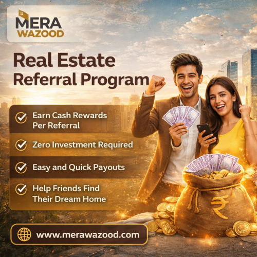 Struggling to find a low-risk income source? This Real Estate Referral Program lets you earn by simply referring buyers or investors. No sales skills needed—just share and earn. Perfect for those who want extra income without stress or investment. Don’t let opportunities slip away—start referring today and get rewarded for every successful deal closed through your network.

Visit here - https://www.merawazood.com/