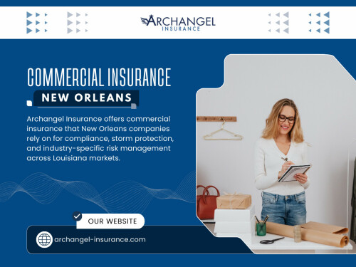 Failing to align insurance with these requirements can stall projects or invalidate contracts. This is a common issue for businesses relying on generic Commercial Insurance New Orleans policies without local customization.

Official Website - https://archangel-insurance.com/commercial-and-workers-compensation/

Find Us On Google Map - https://maps.app.goo.gl/PyJzYTFJGUZeEwPBA

Contact Us - 
Address - 3527 Ridgelake Dr STE 200, Metairie, LA 70002, United States
Phone No - +1 (504) 290-0650

Read Our Blogs - 

https://site-og6inoeoy.godaddysites.com/f/commercial-insurance-metairie
https://archangelinsurance.wixsite.com/archangelinsurance/post/business-auto-insurance-new-orleans
https://archangelinsurance.tumblr.com/post/808135776931053568/cheapest-insurance-new-orleans

More Links -

https://archangelinsurance.quora.com/
https://myanimelist.net/profile/insuranceinla
https://hopp.bio/archangelinsurance