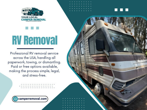 Motorhomes are large, complex structures that cannot simply be discarded like regular waste. Over time, they may become unsafe, non-functional, or too costly to repair. This is where professional RV Removal services come into play.

Your Local Camper Removal

Phone: (844) 474-2429

Read Our Blogs:

https://camperremovalservices.wordpress.com/2026/04/03/motorhome-removal/

https://camperremovalservices.medium.com/travel-trailer-removal-881ae474f70c

https://penzu.com/public/f3edc060b6ac70d0

More Links:

https://c8ke.me/camperremovalservices 

https://issuu.com/camperremoval 

https://www.flickr.com/people/camperremovalservices/