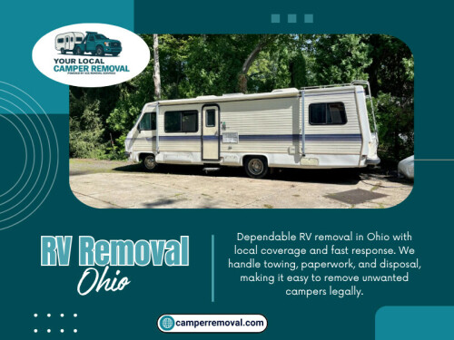 Many providers offer services not only in California but also in other regions, such as RV Removal Ohio. This broad coverage demonstrates their ability to handle different locations and customer needs.

Your Local Camper Removal

Phone: (844) 474-2429

Read Our Blogs:

https://camperremovalservices.wordpress.com/2026/04/03/motorhome-removal/

https://camperremovalservices.medium.com/travel-trailer-removal-881ae474f70c

https://penzu.com/public/f3edc060b6ac70d0

More Links:

https://lnk.bio/camperremovalservices

https://www.anibookmark.com/user/camperremoval.html 

https://twitback.com/camperremoval