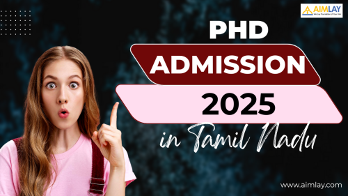 PhD Admission in Tamil Nadu