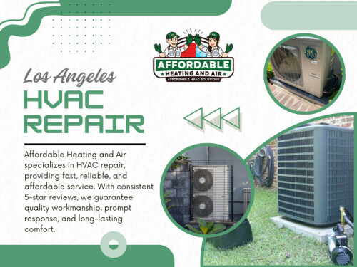 Even if your HVAC unit shows no obvious problems, age matters. Most systems last between 10–15 years. Older units are more prone to frequent repairs and decreased efficiency. Many affordable HVAC services in Los Angeles offer routine maintenance plans that help extend the lifespan of older systems and prevent unexpected failures.

Address: 9601 Cozycroft Ave Unit 1, Chatsworth, CA 91311, United States

Phone: +18187221332

Find us On Google Map: https://maps.app.goo.gl/v1v6uDrUmHYUBKgNA

Read our Blogs

https://affordableairla.wordpress.com/
https://affordableairla.tumblr.com
https://affordableairla.weebly.com/

More Links:

https://linktr.ee/affordableairla
https://heylink.me/affordableairla
https://c8ke.com/affordableairla