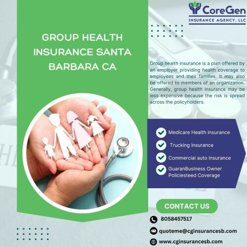 Find affordable group health insurance in Santa Barbara, CA. Get customized coverage plans for your employees with trusted local insurance experts. Visit: https://www.cginsurancesb.com/coverage/group-health/