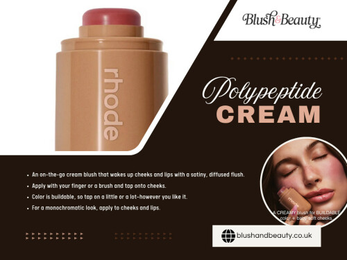 Professional makeup artists rarely start with makeup alone. In most cases, the real work begins with skincare preparation. And one product that shows up again and again in professional routines is polypeptide cream.

Click here for more information: https://blushandbeauty.co.uk/collections/beauty

Read Our Blogs:
https://tinyurl.com/22gj6vw9
https://is.gd/aH60tf
https://v.gd/1bq6rc

More Links:
https://tinyurl.com/28jbexkb
https://v.gd/SYgnxj
https://is.gd/x7ZsGh
