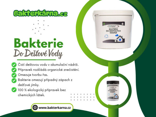Jakmile se voda dostane do nádrže, začíná se měnit. Nejde o dramatickou změnu během jednoho dne, ale spíš o pomalý proces, který probíhá tiše, bez viditelných signálů. A právě v tomto „tichém procesu“ hrají důležitou roli Bakterie Do Dešťové Vody.

Bakterkárna.cz
Adresa: 28. října 810/246, 709 00 Ostrava 9, Czechia
Telefon: +420 735 209 704

Přečtěte si naše blogy:

https://bakterkarna.wordpress.com
https://bakterkarna.tumblr.com/
https://bakterkarna.medium.com

Další odkazy:

https://www.blurb.com/user/bakterkarna
https://bakterkarna.livejournal.com/profile/
https://myanimelist.net/profile/bakterkarna
