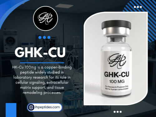 The continued scientific interest in GHK-CU reflects broader developments taking place throughout modern peptide research and molecular science.

As researchers continue exploring increasingly advanced peptide structures and molecular classifications, educational discussions surrounding laboratory handling, peptide stability, and structural organization continue expanding as well.

Contact : LH Peptides

Phone: 567-202-3240

Location: Perrysburg, Ohio

Read Our Blogs:

https://lhpeptides.wordpress.com/2026/05/25/retatrutide/

https://lhpeptides.weebly.com/blog/bpc-157

https://lhpeptides.tumblr.com/post/817576752836657152/mots-c

More Links:

https://c8ke.me/lhpeptides

https://www.anibookmark.com/user/lhpeptides.html

https://www.anime-planet.com/users/lhpeptides
