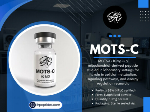 As researchers explore more advanced peptide classifications, certain compounds attract attention because of their structural origin and biological categorization. One peptide frequently discussed within scientific and educational communities is MOTS-c.

Unlike many traditional peptide categories, MOTS-c is often referenced in discussions involving mitochondrial-derived peptides, making it a particularly interesting subject in modern molecular research conversations.

Search interest surrounding peptides such as MOTS-c, Tirzepatide, and Retatrutide continues growing as scientific audiences seek more information about emerging peptide classifications and research trends.

Contact : LH Peptides

Phone: 567-202-3240

Location: Perrysburg, Ohio

Read Our Blogs:

https://6a142227c8674.site123.me/

https://lhpeptides.brushd.com/entry/27192/ghk-cu-lyophilized-powder-100mg

https://medium.com/@lhpeptides/ghk-cu-0ed073f56286

More Links:

https://litelink.at/lhpeptides

https://www.apsense.com/user/lhpeptides

https://www.behance.net/lhpeptides