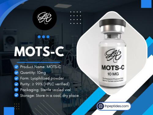 MOTS-c attracts scientific attention primarily because it is commonly categorized within mitochondrial-derived peptide research.

Researchers studying mitochondrial peptides often explore topics related to:

Cellular signaling

Molecular communication

Structural peptide characteristics

Biological organization

Laboratory peptide classification

Most people don’t realize…

Mitochondrial-derived peptides represent a relatively specialized area within broader peptide science.

This category has generated increasing scientific interest as researchers continue examining how different peptide structures may relate to complex molecular systems.

Contact : LH Peptides

Phone: 567-202-3240

Location: Perrysburg, Ohio

Read Our Blogs:

https://lhpeptides.brushd.com/entry/27192/ghk-cu-lyophilized-powder-100mg

https://lhpeptides.tumblr.com/post/817576752836657152/mots-c

https://medium.com/@lhpeptides/ghk-cu-0ed073f56286

More Links:

https://myurls.co/lhpeptides

https://www.ted.com/profiles/51564978

https://opencollective.com/lh-peptides