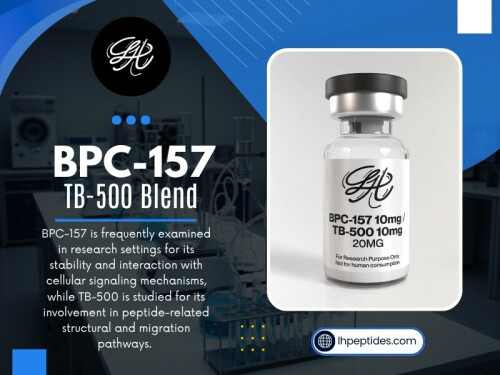 As peptide science evolves, educational discussions increasingly include blended and multi-compound research categories.

One example commonly referenced is the BPC-157 TB-500 Blend, which reflects broader scientific interest in:

Compound organization

Structural compatibility

Laboratory categorization

Molecular formulation

Peptide classification systems

Most people don’t realize…

Research peptide blends are generally discussed in terms of:

Structural organization

Laboratory-focused categorization

Molecular compatibility

Research handling considerations

rather than simplified compound descriptions.

Contact : LH Peptides

Phone: 567-202-3240

Location: Perrysburg, Ohio

Read Our Blogs:

https://lhpeptides.brushd.com/entry/27192/ghk-cu-lyophilized-powder-100mg

https://lhpeptides.tumblr.com/post/817576752836657152/mots-c

https://medium.com/@lhpeptides/ghk-cu-0ed073f56286

More Links:

https://myurls.co/lhpeptides

https://www.ted.com/profiles/51564978

https://opencollective.com/lh-peptides