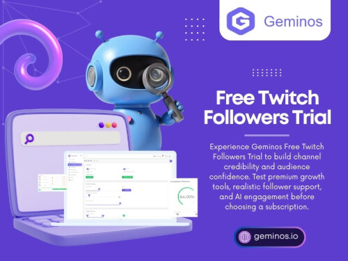 One of the most searched terms among beginners is free twitch followers trial. At first glance, it sounds like an easy way to gain attention. But it’s important to understand what this actually means in practice.

Read Our Blogs:
https://geminosio.wordpress.com
https://geminosio.tumblr.com
https://geminosio.weebly.com

More Links:
https://campsite.bio/geminosio
https://sketchfab.com/geminosio
https://www.band.us/@geminosio