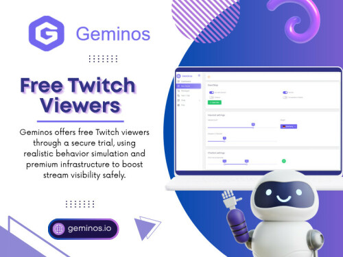 If you are trying to improve Twitch Viewers, explore free twitch viewers, or find ways to get free twitch viewers, remember that numbers alone are not the goal — real engagement is. When viewers feel connected, welcomed, and entertained, they stay. And when they stay, your channel grows naturally over time.

Read Our Blogs:
https://geminosio.jimdofree.com/2026/06/27/twitch/
https://geminosio.mystrikingly.com/blog/free-twitch-view-bot
https://geminosio.wixsite.com/geminos/post/twitch-views

More Links:
https://igli.me/geminosio
https://audio.com/geminos
https://aiti.edu.vn/members/geminos.43000/