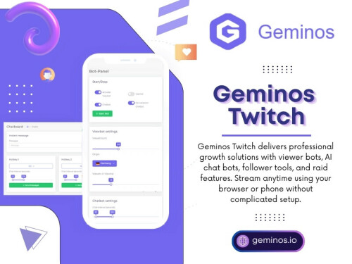 For beginners, geminos twitch tools and support systems can help improve discoverability and make it easier to reach new audiences. Platforms like Geminos are designed to support streamers who want better visibility and structured growth strategies.

Read Our Blogs:
https://geminosio.medium.com/get-free-twitch-viewers-17cb3a0c1849
https://geminosio.wixsite.com/geminos/post/twitch-views
https://geminosio.mystrikingly.com/blog/free-twitch-view-bot

More Links:
https://mez.ink/geminosio
https://www.magcloud.com/user/geminosio
https://disqus.com/by/geminosio/about/