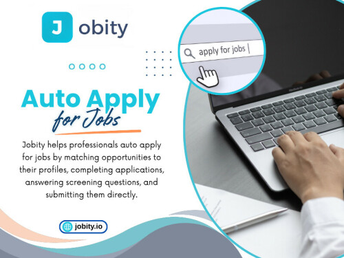 This is exactly where Auto apply for jobs systems are starting to reshape how people approach employment searches. Instead of spending hours repeating the same steps, candidates can shift their focus toward strategy, preparation, and skill-building.

Read Our Blog: 
https://jobityio.wordpress.com/2026/06/24/auto-apply-for-jobs/
https://jobity.tumblr.com/post/820286019424468992/job-application-automation
https://medium.com/@jobityio/auto-apply-for-jobs-a3802cd3c86e


More Links:
https://builder.aws.com/community/jobity?tab=badges
https://www.webmastersun.com/threads/42780-auto-apply-for-jobs/
https://www.producthunt.com/@jobity