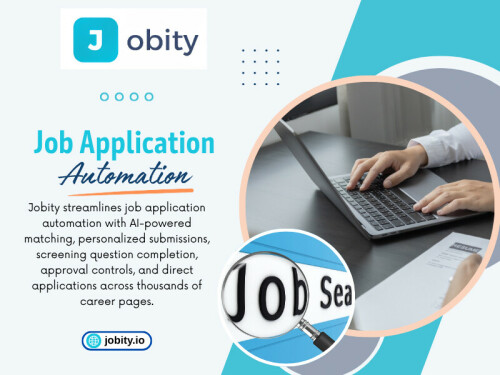 As technology continues to reshape the way people work, Job application automation is becoming a practical tool for busy professionals who want to remain competitive, productive, and focused on meaningful career opportunities.

Read Our Blog: 
https://jobity.nicepage.io/  
 https://jobity.wixsite.com/jobity/post/job-application-automation   
https://jobityio.wordpress.com/2026/06/24/auto-apply-for-jobs/


More Links:
https://www.youtube.com/@Jobityio
https://www.tiktok.com/@jobityio
https://www.quora.com/profile/Jobity