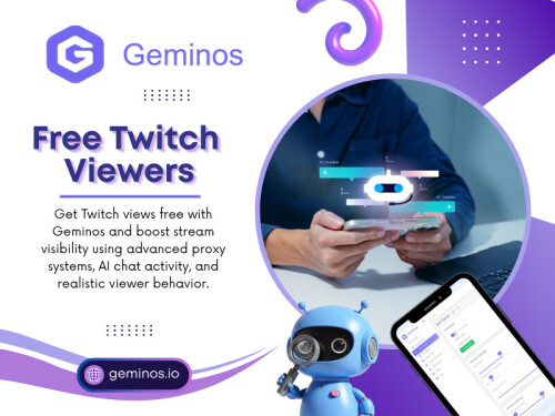 If your goal is to get twitch views free, the real focus should always be on combining visibility with engagement. Views alone do not build communities. Interaction, consistency, and personality do.

Read Our Blogs:
https://geminosio.medium.com/get-free-twitch-viewers-17cb3a0c1849
https://geminosio.wixsite.com/geminos/post/twitch-views
https://geminosio.mystrikingly.com/blog/free-twitch-view-bot

More Links:
https://mez.ink/geminosio
https://www.magcloud.com/user/geminosio
https://disqus.com/by/geminosio/about/