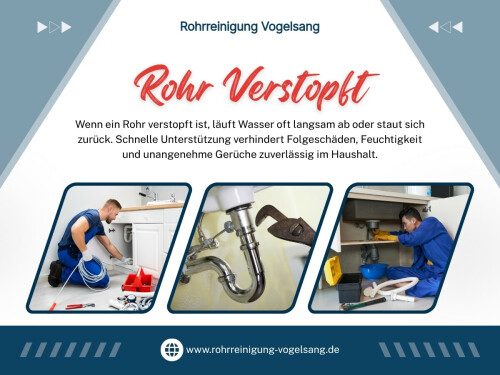 Ein rohr verstopft sich selten von heute auf morgen. In den meisten Fällen handelt es sich um einen schleichenden Prozess. Ablagerungen sammeln sich an, der Wasserdurchfluss wird geringer und erste Warnsignale werden übersehen. Wird das Problem nicht rechtzeitig erkannt, kann es weitreichende Folgen für die gesamte Immobilie haben.

Rohrreinigung Vogelsang
Adresse: Plauenstraße 21 Dortmund North Rhine-Westphalia 44319
Telefon: 015792810410

Lesen Sie unsere Blogs:

https://rohrreinigungbochum.wixsite.com/rohrverstopft
https://6a21356501b07.site123.me
https://rohrreinigungvogelsang.mystrikingly.com/

Weitere Links:

https://www.viki.com/users/rohrreinigungvogelsang/collections
https://rohrreinigungvogelsang.mystrikingly.com
https://uconnect.ae/rohrreinigungvogelsang